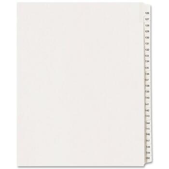 Avery Collated Legal Dividers Allstate&#174; Style, Side Tab Dividers, Letter Size, 126-150 Tab Set