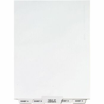 Avery Premium Collated Legal Dividers Style, Letter Size, Avery-Style, A-Z &amp; Table of Contents Tab Set