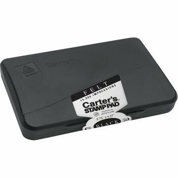 Carter&#39;s Felt Stamp Pad, 2 3/4&quot; x 4 1/4&quot;, Black