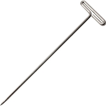 GEM T-Pins, Steel, Silver, 1 1/2&quot;, 100/Box