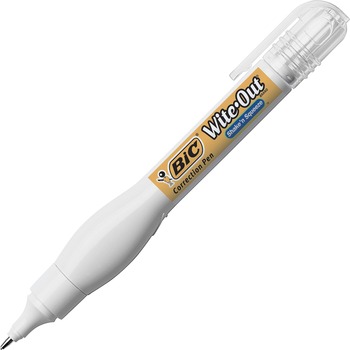 BIC Wite-Out Shake &#39;n Squeeze Correction Pen, 8 mL, White, 1 Each