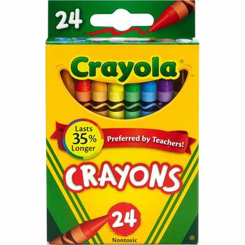 Crayola Crayons, Peggable, 24/BX