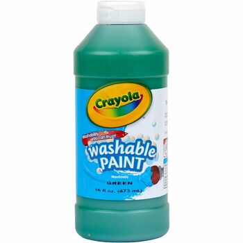 Crayola Washable Paint, 16 oz. Bottle, Green