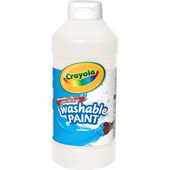Crayola Washable Paint, 16 oz. Bottle, White