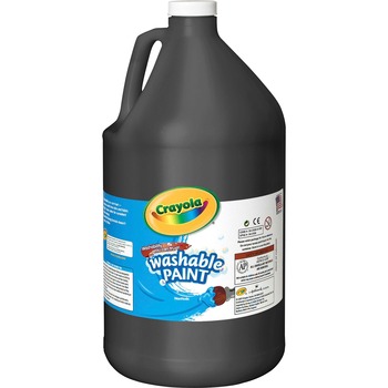 Crayola Washable Paint, 128 oz. Container, Black