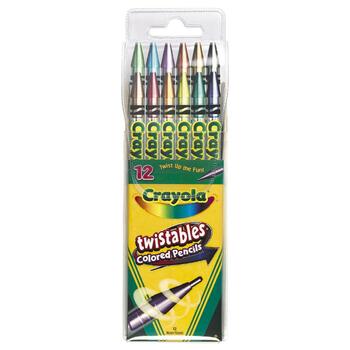 Crayola Twistables&#174; Colored Pencils, 12/ST