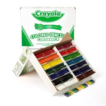 Crayola Colored Pencils Classpack, 14 Colors, 462/BX