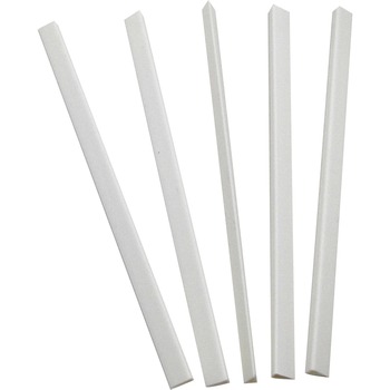 C-Line Slide &#39;N Grip Binding Bars, White, 11 x 1/4, 100/Box