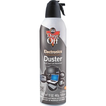 Dust-Off Disposable Compressed Gas Duster, 17 oz Can