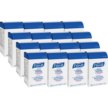 PURELL Advanced Hand Sanitizer Gel, 800mL Refill, 12/CT