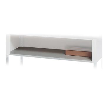 Safco Kwik-File Mailflow-To-Go Shelf for 60&quot; Wide Table, 56w x 25 1/2d, Pebble Gray