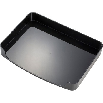 Officemate 2200 Series Side-Loading Desk Tray, Plastic, 8 1/2 x 11, Black