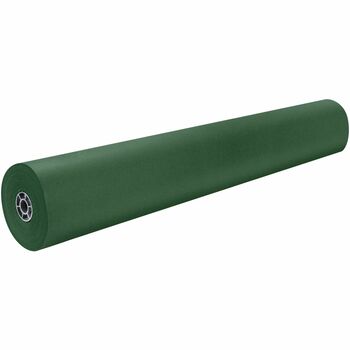 Pacon Rainbow Colored Kraft Duo-Finish Paper Roll, 35 lb, 36 in x 1000 ft, Emerald