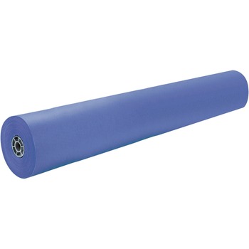 Pacon Rainbow Colored Kraft Duo-Finish Paper Roll, 35 lb, 36 in x 1000 ft, Royal Blue