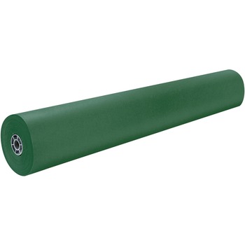 Pacon ArtKraft Duo-Finish Paper Roll, 48 lb, 36 in x 1000 ft, Emerald Green