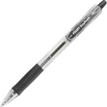 Pilot EasyTouch Retractable Ball Point Pen, Black Ink, 1mm, Dozen
