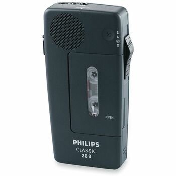 Philips Pocket Memo 388 Slide Switch Mini Cassette Dictation Recorder