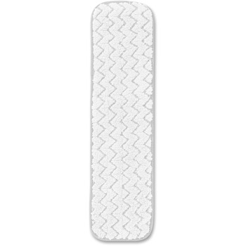 Rubbermaid Commercial Hygen Microfiber Dust Pad, 18 inch, White