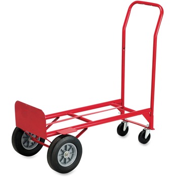 Safco&#174; Mayline&#174; Two-Way Convertible Hand Truck, 500-600lb Capacity, 18w x 51h, Red
