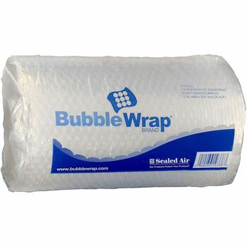 W.B. Mason Co. Bubble Wrap, 3/16&quot;, 12&quot; x 30&#39;, Perforated, Clear