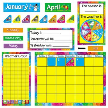 TREND Year Around Calendar Bulletin Board Set, 22&quot; x 17&quot;