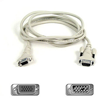 Belkin Pro Series VGA Monitor Extension Cable, HD-15 Male to HD-15 Female, 25ft
