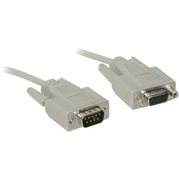 C2G 6ft DB9 M/F Extension Cable - Beige - DB-9 Male - DB-9 Female - 6ft