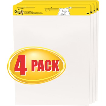 Post-it&#174; Super Sticky Self-Stick Easel Pad, 30-Sheet, 25&quot; x 30&quot;, White