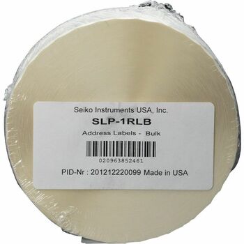 Seiko Address Label, Bulk Roll, 1.1 in x 3.5 in, White, 1,000 Labels/Roll