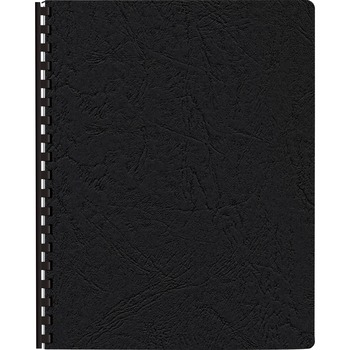 Fellowes Expressions Oversize Grain Presentation Covers, Letter, 11.3 in H x 8.8 in W, Leather, 200/Pack