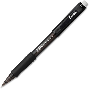 Pentel&#174; Twist-Erase EXPRESS Mechanical Pencil, .5mm, Black, Dozen