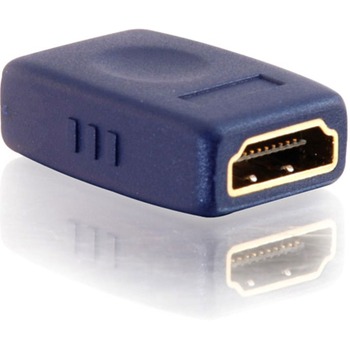 C2G Velocity HDMI F/F Coupler - 1 x Type A Female - 1 x Type A Female - Blue