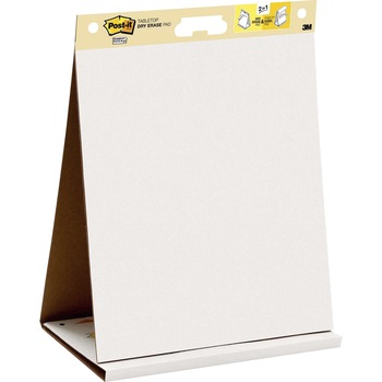 Post-it&#174; Self-Stick Tabletop Easel Pad with Dry-Erase Backside, 20-Sheet, 20&quot; x 23&quot;, White Paper