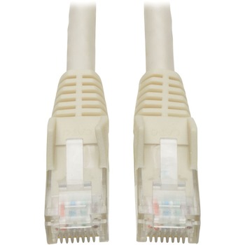 Tripp Lite by Eaton Cat6 Gigabit Snagless Molded (UTP) Ethernet Cable (RJ45 M/M), 3 ft. (0.91 m), White