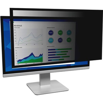 3M Framed Desktop Monitor Privacy Filter for 23.6&quot;-24 Widescreen LCD, 16:10