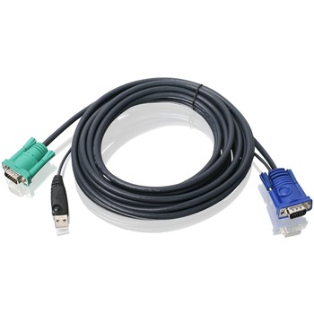 Iogear KVM Cable - USB, VGA - 16ft