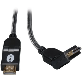 Tripp Lite by Eaton High-Speed HDMI Cable with Swivel Connectors, Digital Video with Audio, UHD 4K , 10 ft.