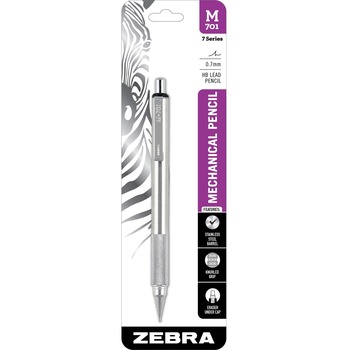 Zebra M-701 Steel Mechanical Pencil, 0.7 mm, HB