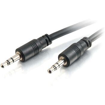 C2G 15&#39; CMG-Rated 3.5mm Stereo Audio Cable With Low Profile Connectors