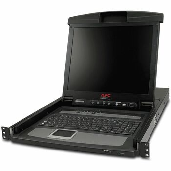 APC 17&quot; Rack LCD Console with Integrated 8 Port Analog KVM Switch