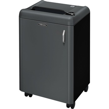 Fellowes Fortishred HS-440 DIN P-7 High Security Shredder, Cross Cut, 4 Sheet Per Pass, 0.031 in x 0.188 in Shred Size, P-7, 9.25 gal Wastebin Capacity, Black/Gray