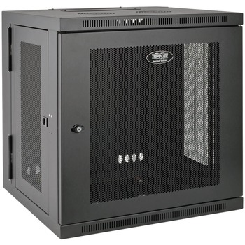 Tripp Lite by Eaton 10U Wall Mount Rack Enclosure Server Cabinet Hinged w/ Door &amp; Sides - 19&quot; 10U Wall Mounted