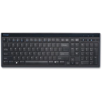 Kensington Keyboard - Cable Connectivity - USB Interface - Black