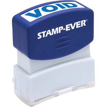 Stamp-Ever Pre-inked, Message Stamp, &quot;VOID&quot;, Blue
