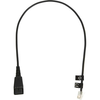 Jabra Unamplified Headset Cord, 1.64 &#39; Data Transfer Cable, Black