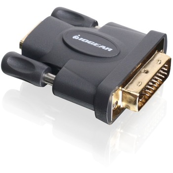 Iogear Digital Video Adapter 1 Pack 1 X Dvi D Dual Link Male Digital Video 1 X Hdmi Female Digital Audio Video Gold Connector Wb Mason