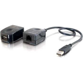 C2G USB 1.1 Superbooster Extender Dongle Kit - Charcoal