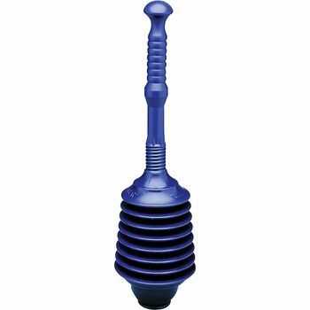 Impact Deluxe Professional Plunger, 25&quot; Length, Dark Blue