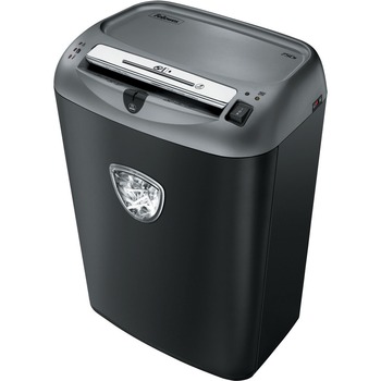 Fellowes Powershred Cross-Cut Shredder, 75Cs, Non-Continuous, 12 Page Capacity, 7 Gal, Silver/Black