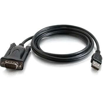C2G 5ft USB to DB9 Serial RS232 Adapter Cable